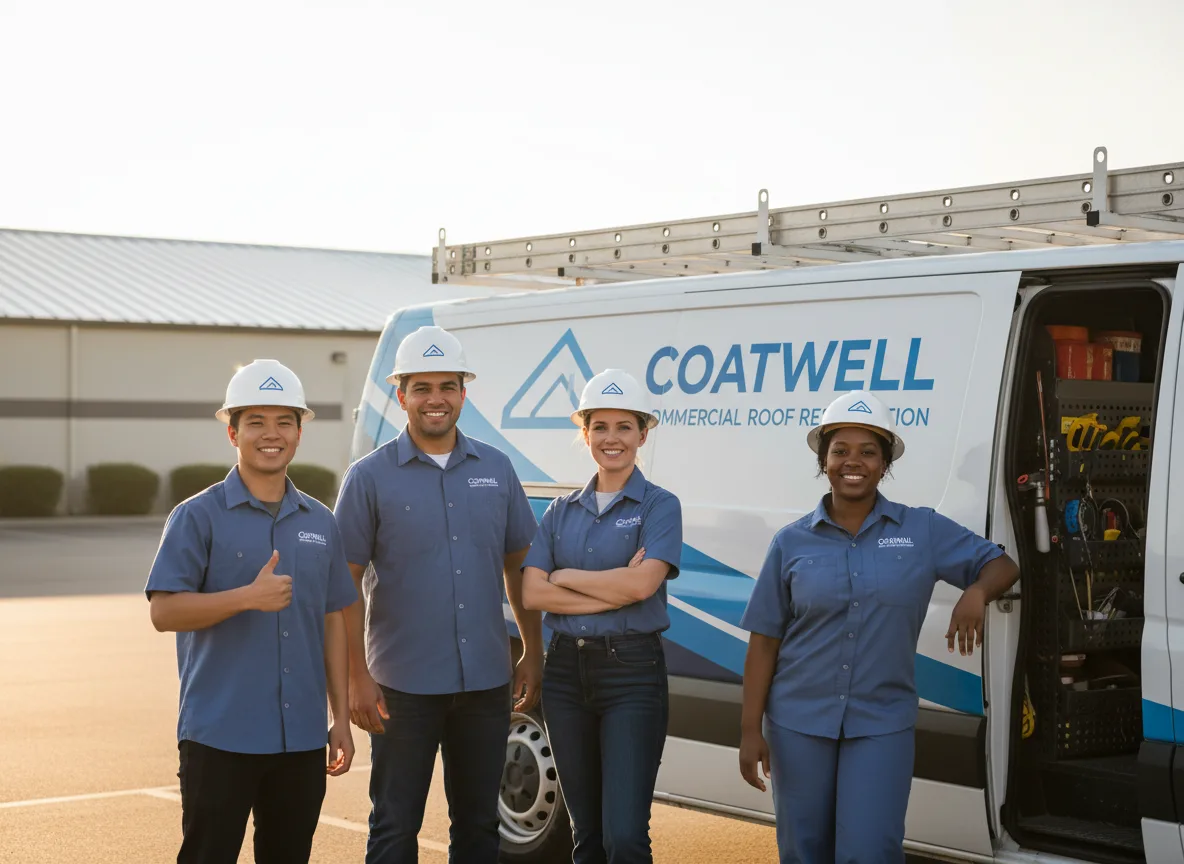 Commercial roof coating company in Harwood, TX